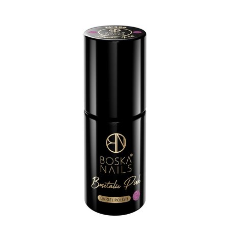 BOSKA NAILS Lakier hybrydowy BMetalic Pink 396 - 6ml