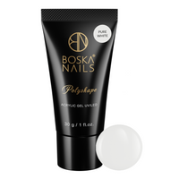 BOSKA NAILS Akrylożel do paznokci Polyshape - PURE WHITE - 30g