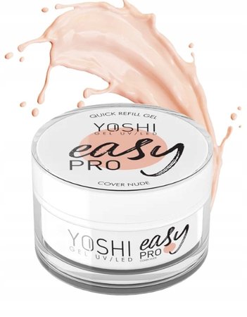 YOSHI Żel budujący Easy PRO - Cover Nude - 50ml - DUŻY