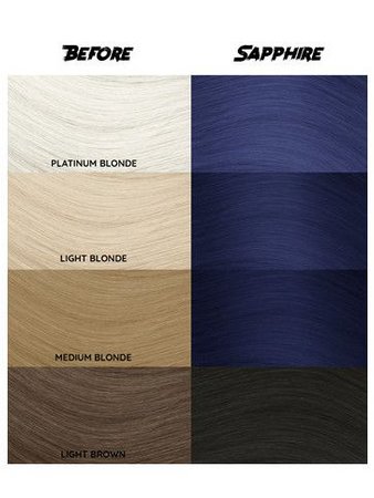 CRAZY COLOR Krem do koloryzacji włosów No. 72 - Sapphire - 100ml