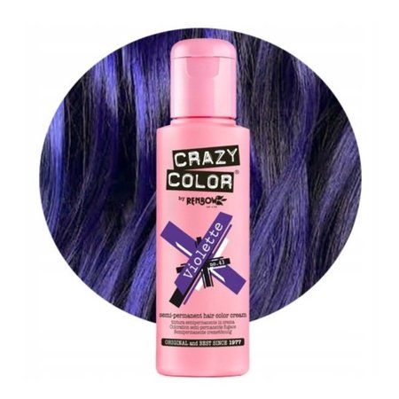 CRAZY COLOR Krem do koloryzacji włosów No. 43 - Violette - 100ml
