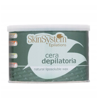 SKINSYSTEM Wosk do depilacji w puszce Azulenowy - 400ml