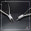 PROGLINE Profesjonalne cążki do skórek Srebrne CN104 - 3mm