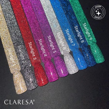 CLARESA Lakier hybrydowy STARLIGHT 8 - 5g