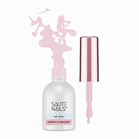 SAUTE NAILS Lakier hybrydowy S314 HEART'S MELODY - 8ml