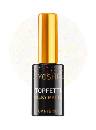 YOSHI Top hybrydowy TOPFETTI MILKY MATTE - 10ml - TOPFETTI MILKY MATTE