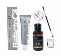 REFECTOCIL Henna żelowa GRAFITOWA 1.1 + Woda Scandic Line 2% + Pędzelek + Kieliszek