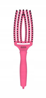 OLIVIA GARDEN Szczotka do rozczesywania włosów FINGERBRUSH M - Hot Pink