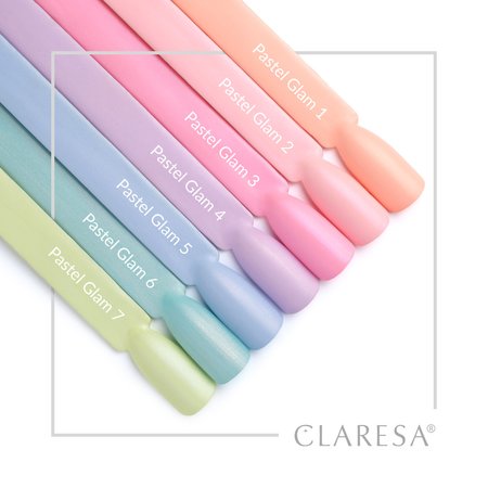 CLARESA Lakier hybrydowy PASTEL GLAM 5 – 5g