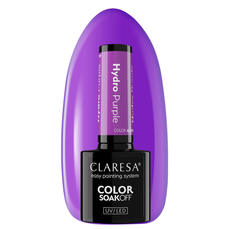 CLARESA Lakier hybrydowy HYDRO PURPLE - 5g