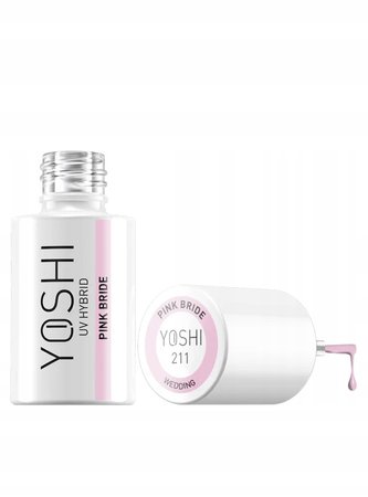 YOSHI Lakier hybrydowy Pink Bride 211- 6ml