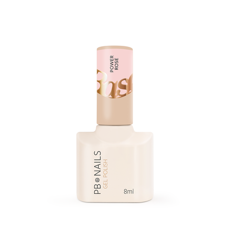 PB NAILS Baza hybrydowa POWER ROSE - 8ml