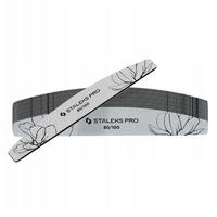 STALEKS Pilnik mineralny do paznokci ŁÓDKA Półksiężyc EXPERT 40 - 80/100 - 25 sztuk