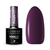 CLARESA Lakier hybrydowy PURPLE 621 - 5g