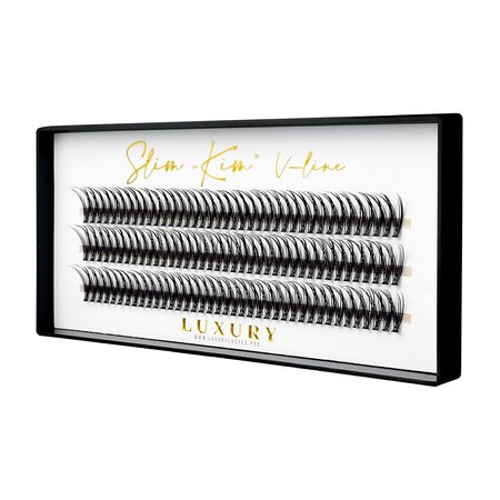 MUA STORE Kępki rzęs jedwabne SLIM KIM V-line - 13mm