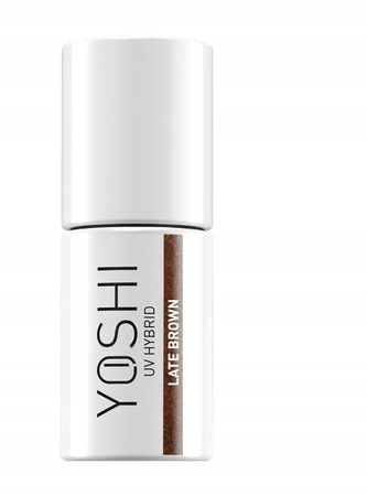 YOSHI Lakier hybrydowy Late Brown 6ml – 318