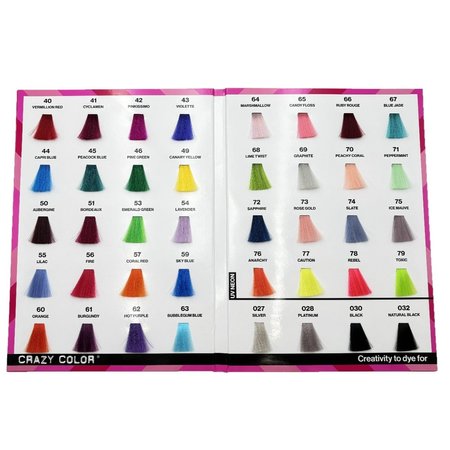 CRAZY COLOR Krem do koloryzacji włosów No. 69 - Graphite - 100ml