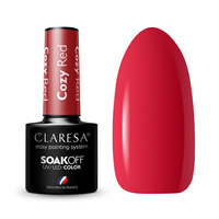 CLARESA Lakier hybrydowy COZY RED - 5g