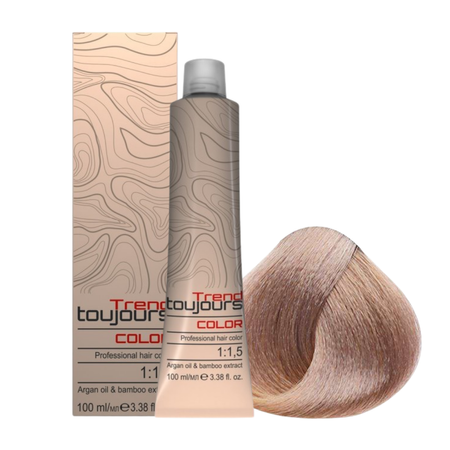 TREND TOUJOURS Farba do włosów - Ash Blonde/Popielaty Blond - 7.1 - 100ml