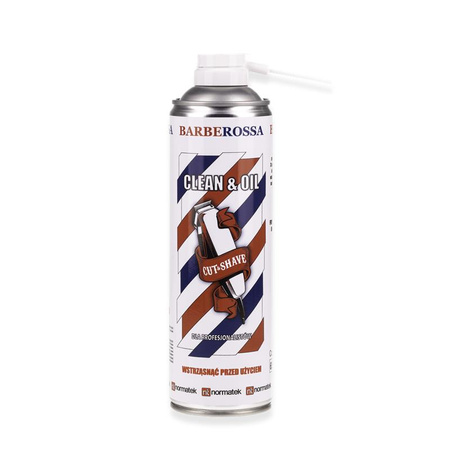 BARBEROSSA Spray do czyszczenia maszynek 5w1 - 500ml