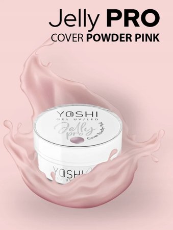 YOSHI Żel budujący Jelly PRO - Cover Powder Pink - 50ml - DUŻY