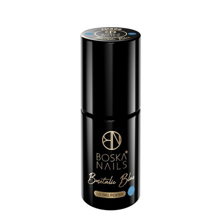 BOSKA NAILS Lakier hybrydowy BMetalic Blue 398 - 6ml
