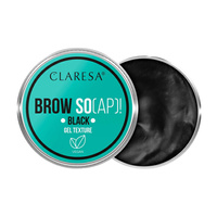 CLARESA Mydełko do stylizacji brwi BROW SO(AP)! Czarne - BLACK - 30ml