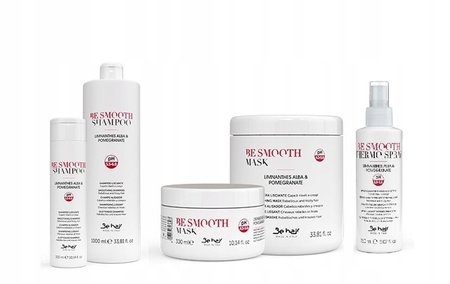 BE HAIR Szampon do włosów BE SMOOTH wygładzający - 1000ml
