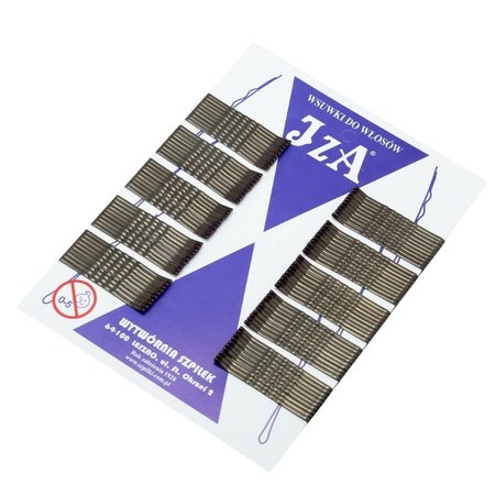 IZA Wsuwki do włosów dwie kulki BRĄZOWE POŁYSK 4,5cm - 100 sztuk - 314,5/100