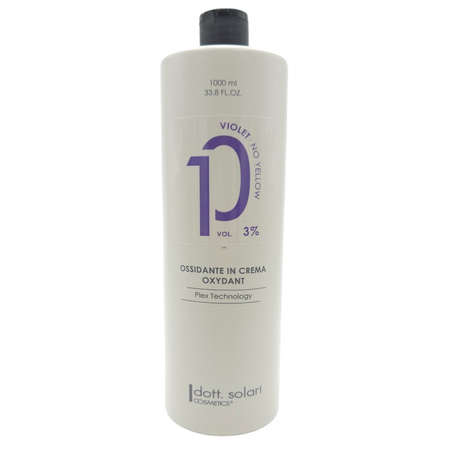 DOTT SOLARI Kremowy Oxydant z plex technology 3% VIOLET NO YELLOW - 1000ml - VIOLET