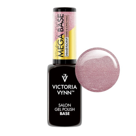 VICTORIA VYNN Baza hybrydowa MEGA BASE Shimmer Peachpuff - 8ml