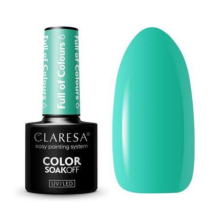 CLARESA Lakier hybrydowy FULL OF COLOURS 6 - 5g