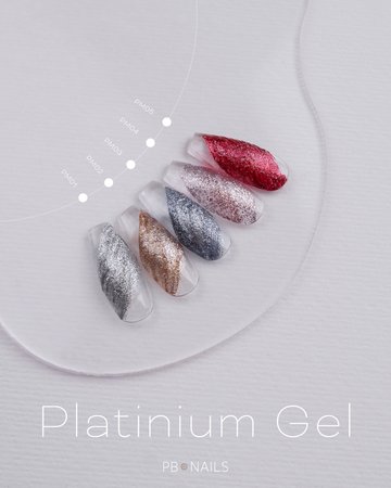 PB NAILS Żel do zdobień paznokci Platinium Gel - PM03 - 5g