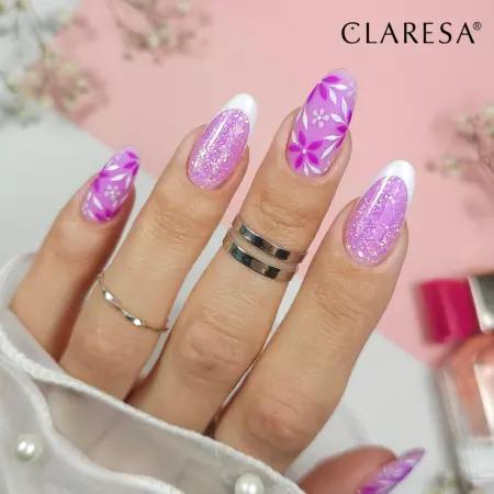 CLARESA Żel w butelce do paznokci BRUSH EASY GEL - VIOLET - 5g
