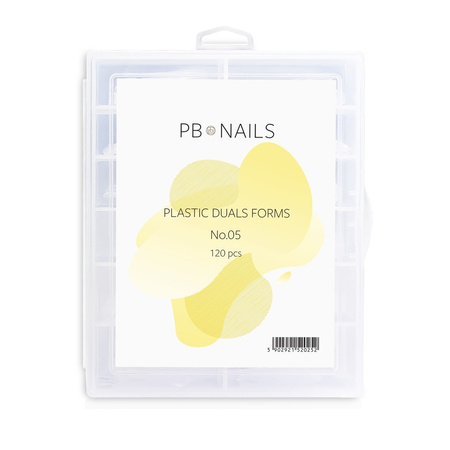 PB NAILS Górne formy Dual Forms No.05 - kwadrat salonowy