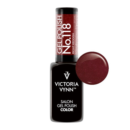 VICTORIA VYNN Lakier hybrydowy Right Reddish 118 - 8ml