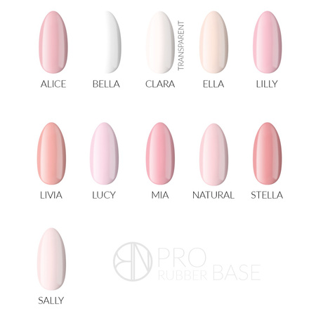 BOSKA NAILS Baza kauczukowa RUBBER BASE PRO - SALLY - 6ml