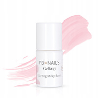 PB NAILS Baza hybrydowa Strong Milky Base - 10ml