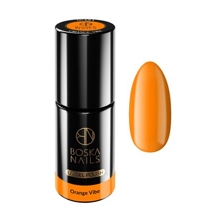 Boska Nails Lakier hybrydowy No 383 ORANGE VIBE  6ml