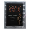 SAUTE NAILS Dual Formy do paznokci NATURAL - 120 sztuk