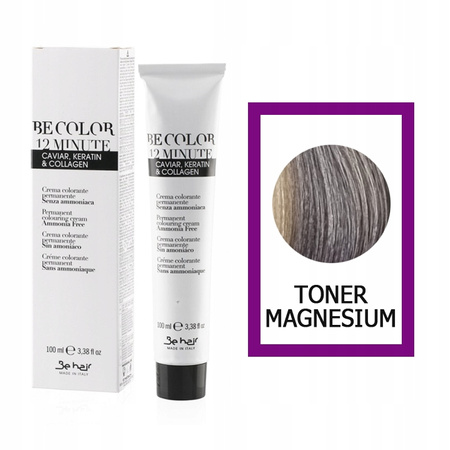 BE HAIR Toner BEZ AMONIAKU 12minutowa MAGNESIUM