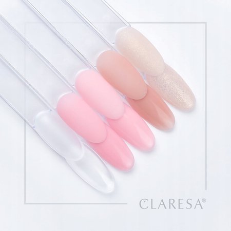 CLARESA Żel budujący do paznokci Soft&Easy CHAMPAGNE - 45g - ŚREDNI