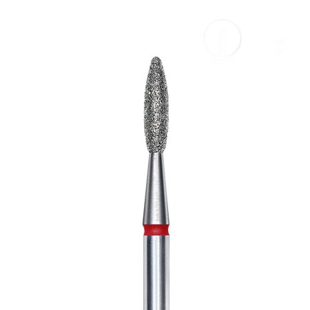 STALEKS Frez diamentowy PŁOMYK czerwony EXPERT 2,1/8mm - FA10R021/8
