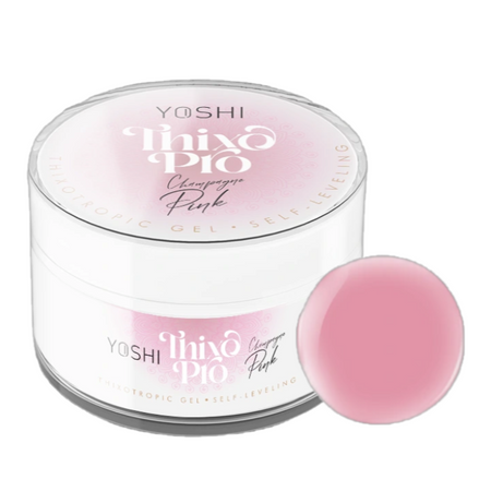 YOSHI Żel samopoziomujący do paznokci Thixo PRO - Champagne Pink - 50ml