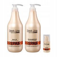 STAPIZ Zestaw do włosów zniszczonych REPAIR + jedwab - 2x1000ml + 30ml
