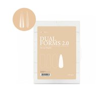 PB NAILS Górne formy do przedłużania paznokci Dual formy 2.0 No.04 - MIGDAŁ