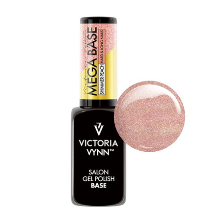 VICTORIA VYNN Baza hybrydowa MEGA BASE Shimmer Peach - 8ml