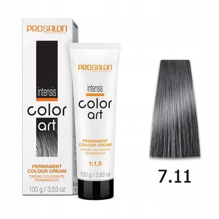 CHANTAL COLOR ART Farba do włosów 7,11 - 100ml