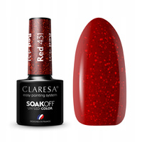 CLARESA Lakier Hybrydowy RED 431 - 5g