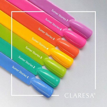 CLARESA Lakier hybrydowy SUMMER STORIES 4 - 5g